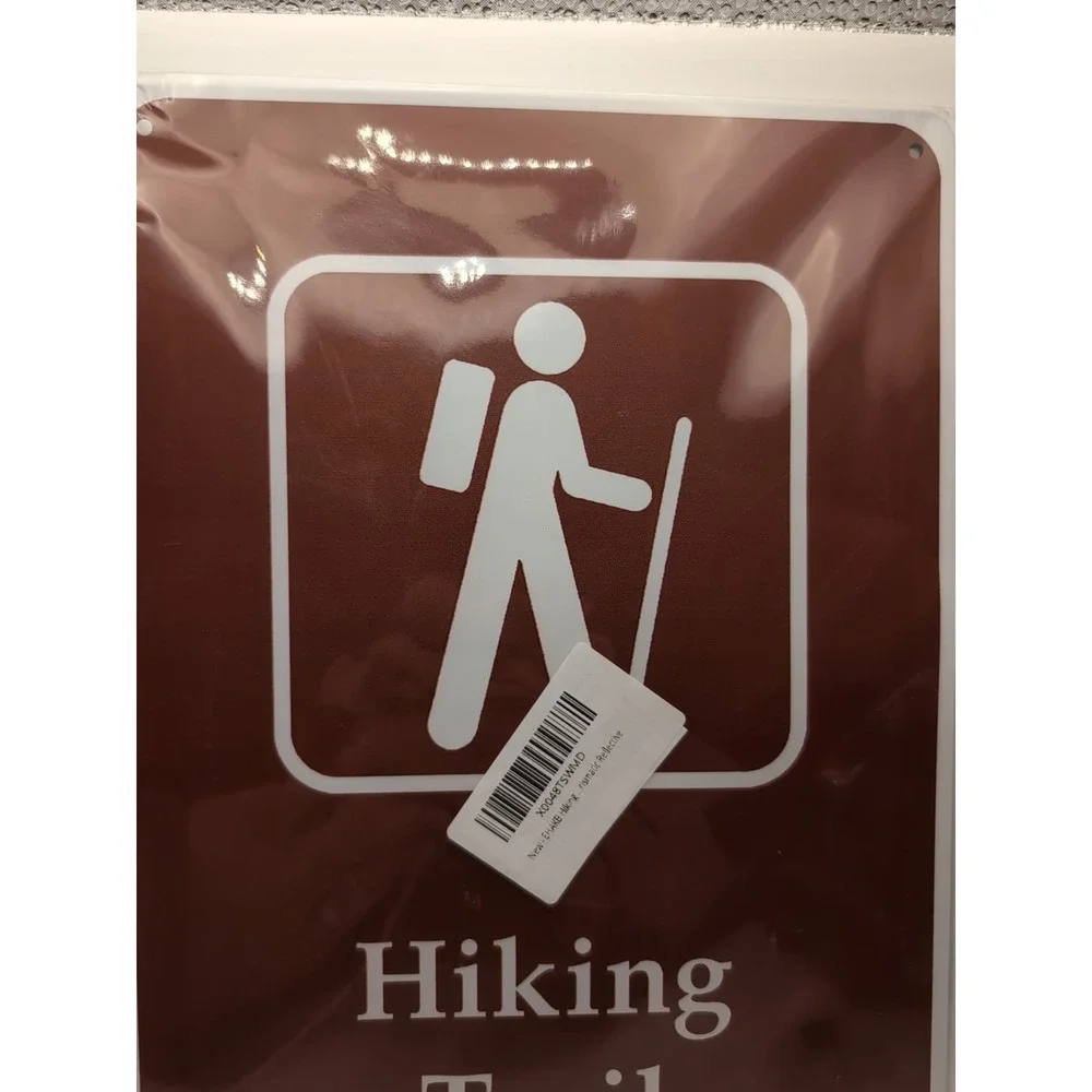 Hiking Trail-Steel‎ Decor Sign 12x8